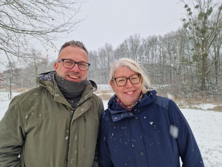 Coördinatoren Vrijwilligerswerk Hans en Saskia 
